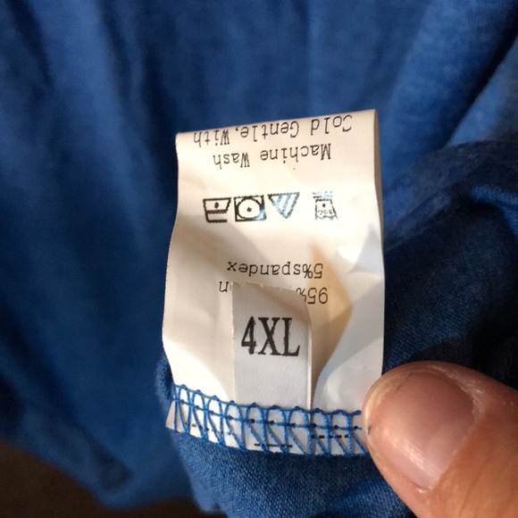 ✅V Neck Tunic with decorative side buttons - Picture 3 of 5